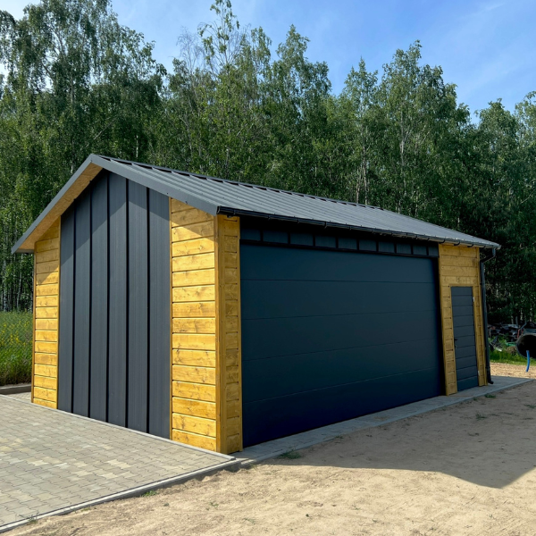 Garaż drewniany 7m x 5m
